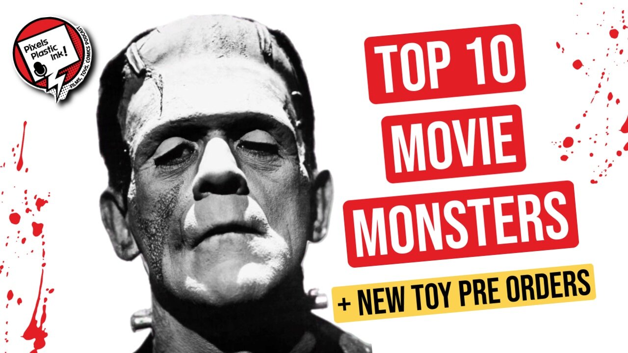 Top 10 Horror Movie Monsters Ranked! + New Toy Reveals & Pre-Orders | Pixels, Plastic, Ink!