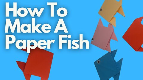 How to Make a New Style Paper Fish | Creative Origami Fish Tutorial