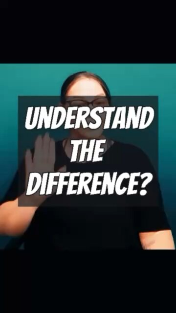 Understand The Difference? 🤨