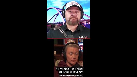 PRETENDING TO BE A REPUBLICAN!