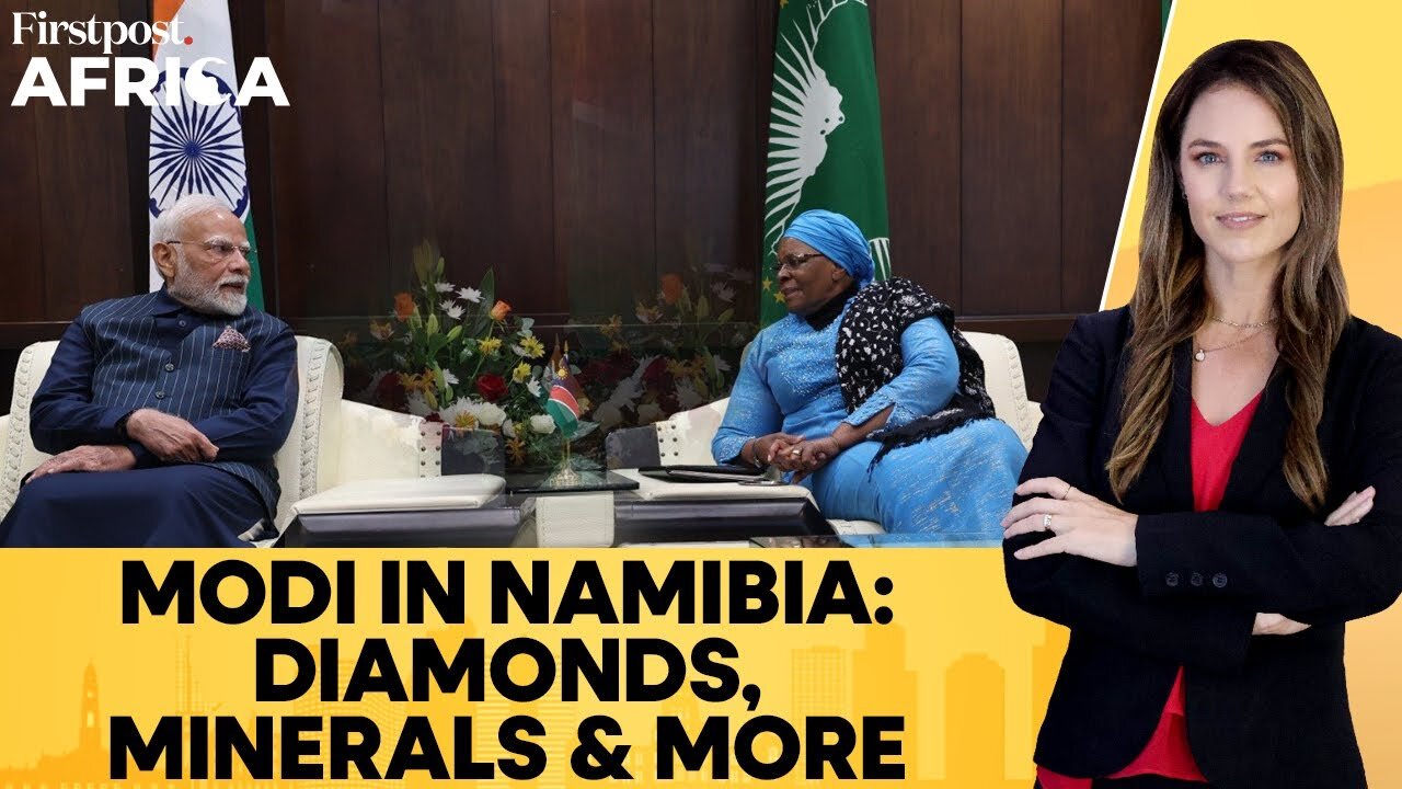 PM Modi in Namibia: Diplomacy For Minerals, Diamonds & More On Agenda | Firstpost Africa | N18G