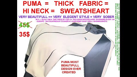 Puma most beautiful gym track suit ever created , complete , 35$ x 10 Pcs = 350$ DHL USA UK EUROPE
