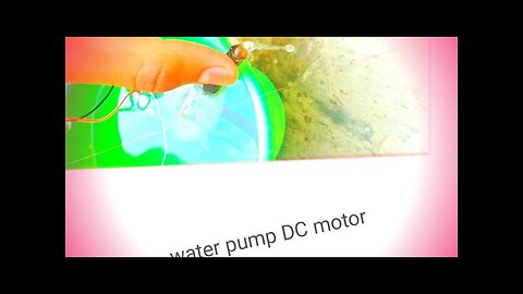 how to make water pump