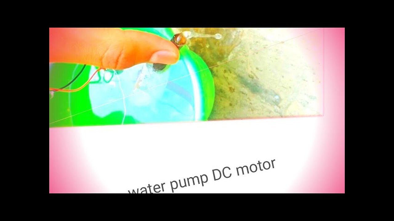 how to make water pump