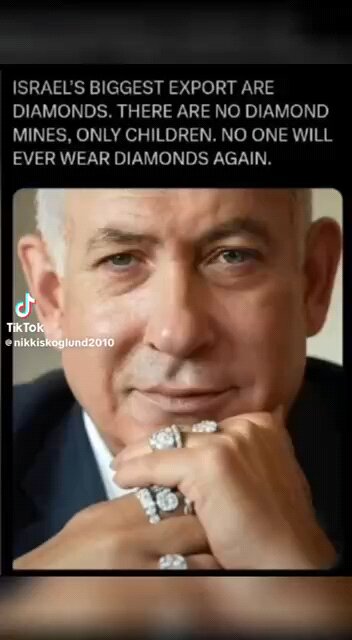 When The World Realizes Israel Turns Children's Into Diamonds It's Over.