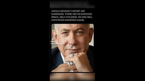 When The World Realizes Israel Turns Children's Into Diamonds It's Over.