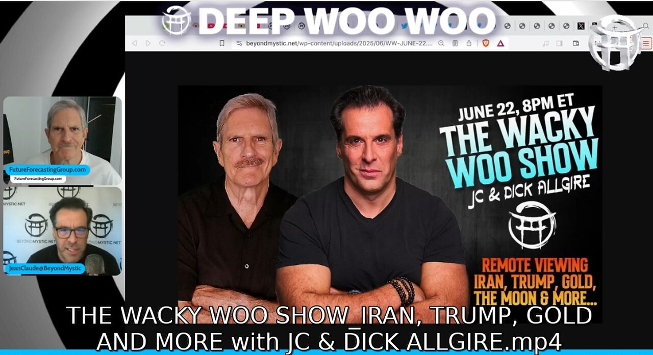 THE WACKY WOO SHOW_IRAN, TRUMP, GOLD AND MORE with JC & DICK ALLGIRE