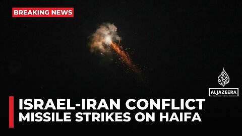 Iranian missile makes impact in Israel_s city of Haifa