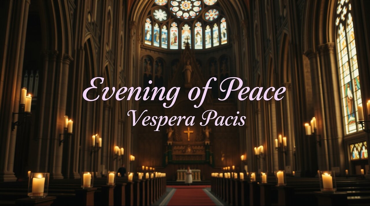 EVENING OF PEACE (VESPERA PACIS) ~ 30-MINUTES OF CATHOLIC GREGORIAN CHANT