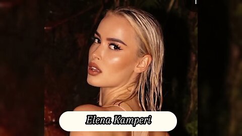 ELENA KAMPERI, Model berukuran besar|Bintang Model Instagram|Super Model 2025.