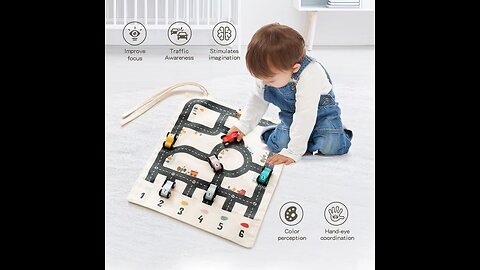 35*31CM Montessori Toys Baby Car Traffic Road Map 