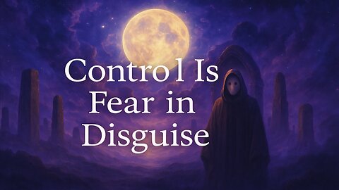 Control Is Fear In Disguise