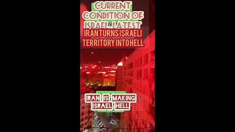 Iran turns Israeli territory into hell.21-6-2025 