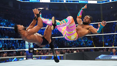 Kofi Kingston & Xavier Woods vs. Jinder Mahal & Shanky: SmackDown, June 17, 2022 @wwefree
