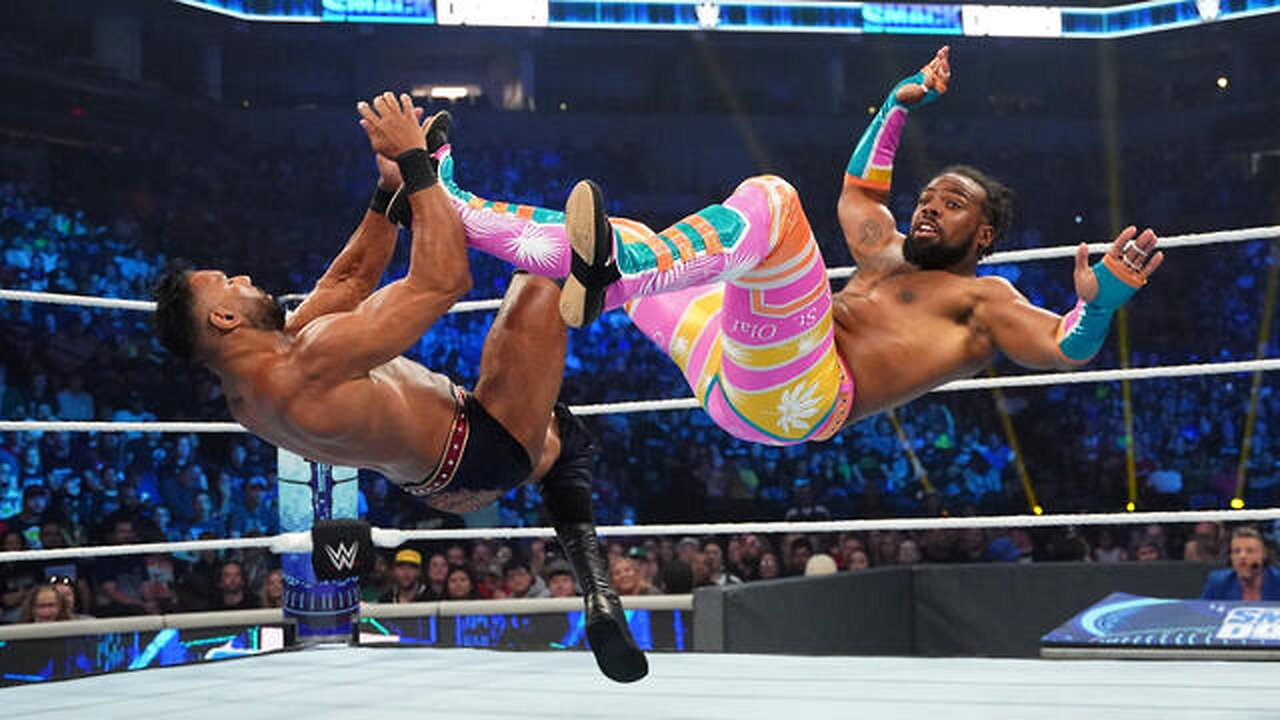 Kofi Kingston & Xavier Woods vs. Jinder Mahal & Shanky: SmackDown, June 17, 2022 @wwefree