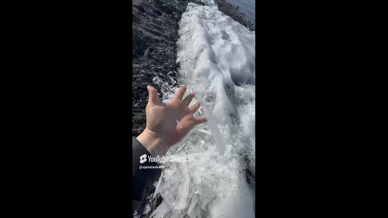 Sundog and ice shards #Sunscribe #Alaska #Outdoors #ASMR #Nature #Mountains #iPhone #fyp #Explore