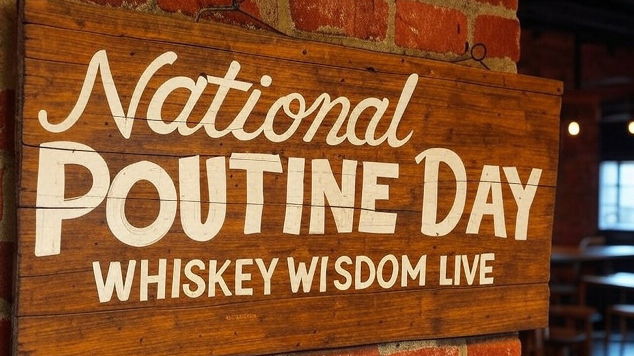 Whiskey Wisdom Live: National Poutine Day!