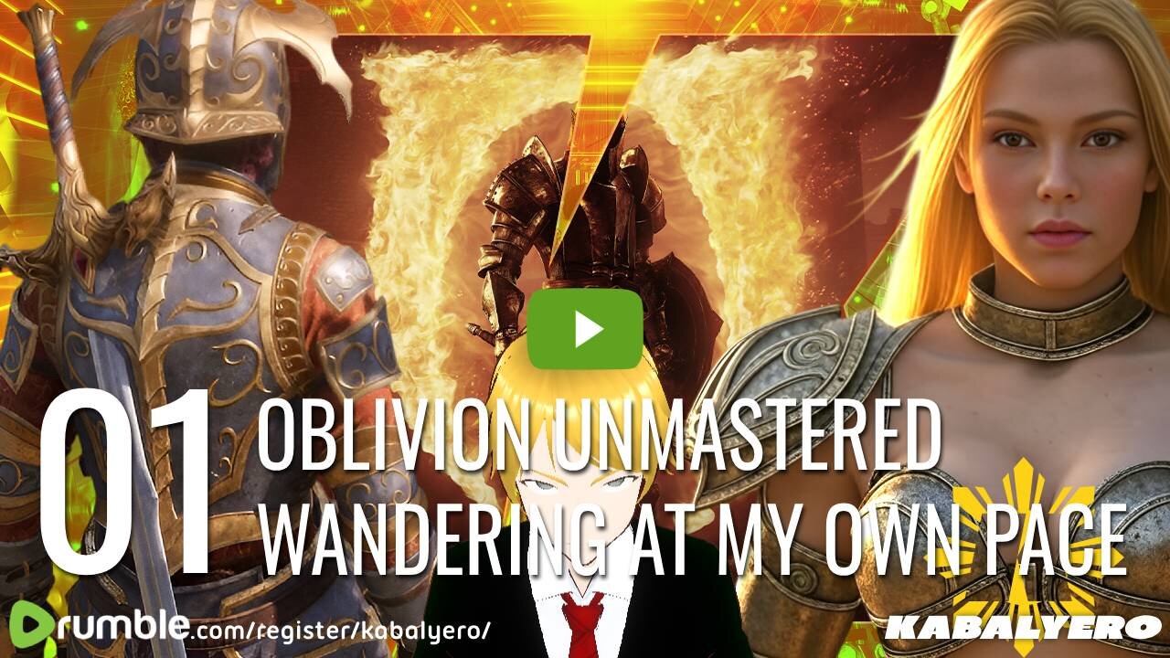 🔴 [01] Oblivion Unmastered: Wandering At My Own Pace 🎮 Livestream via Rumble Studio
