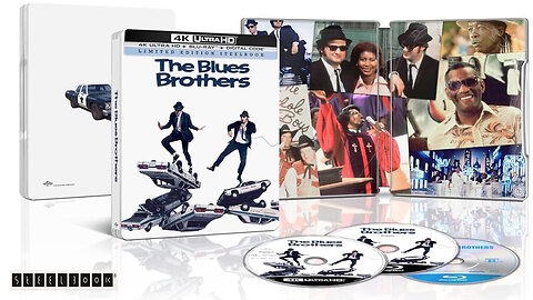 The Blues Brothers [Limited Edition Steelbook 4K UHD & Blu-ray & Digital]