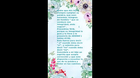 Oración Diaria por nuestros hijos 🙏