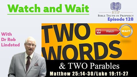 Episode 128 Two Words and Two Parables with Dr Rob Lindsted