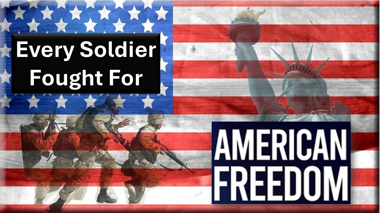 Every Soldier Died For FREEDOM, Not For A Flag