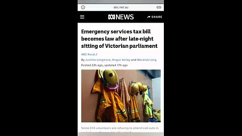 Australia-Victorians Slugged With ESVF Rates Increased By 189% For Regional and 99% For Residential