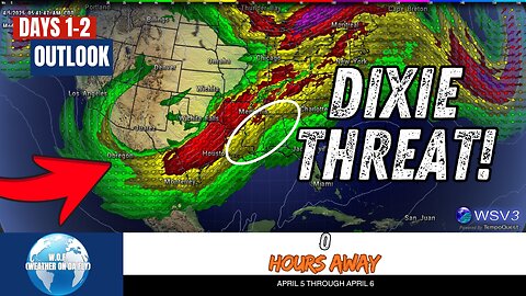 ⚠️ Significant Tornado Risk Today: Enhanced Severe Threat! April 5