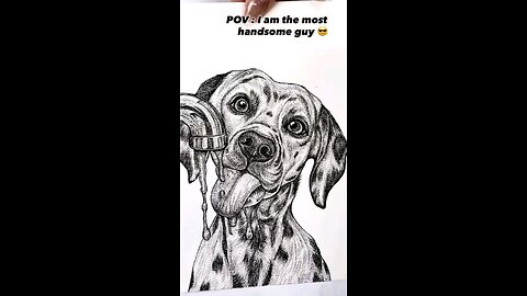 They Call Me the Most Handsome — But Wait Till You See My Dot Art!