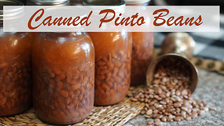 How to Can Pinto Beans