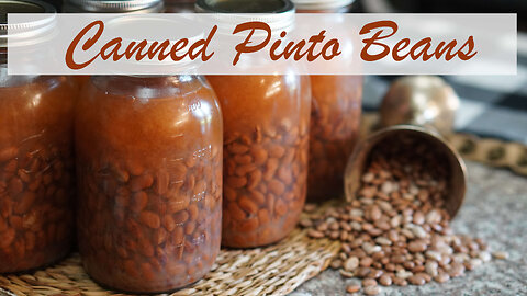 How to Can Pinto Beans
