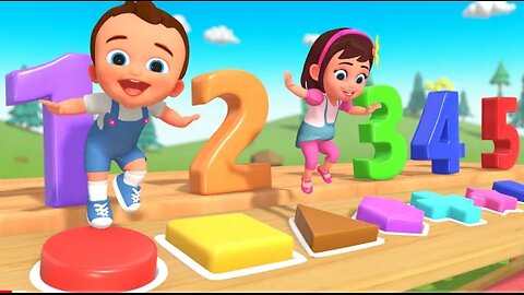 Learn Shapes & Numbers with Wooden Slider Tumbling Toys | Fun Preschool Learning for Kids
