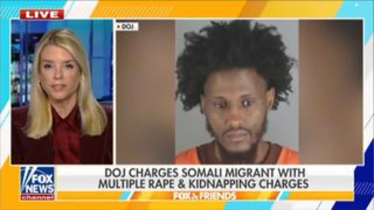 Pam Bondi claims to have caught a Somali migrant who had been charged multiple times with child rape