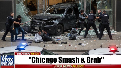 Looters PLOW Car Into Mall... as Chicago IMPLODES Under Smash and Grab Crime