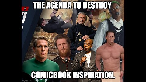The Agenda To Destroy Comicbook Inspiration.