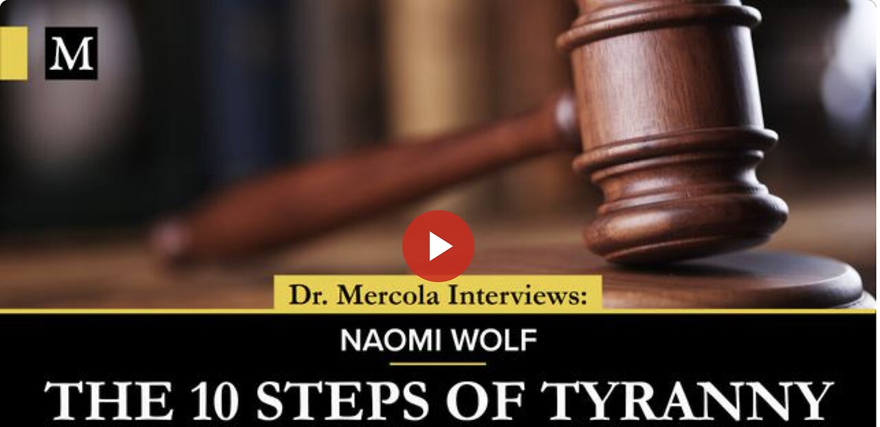 Ten Tyrannical Steps- Interview with Naomi Wolf