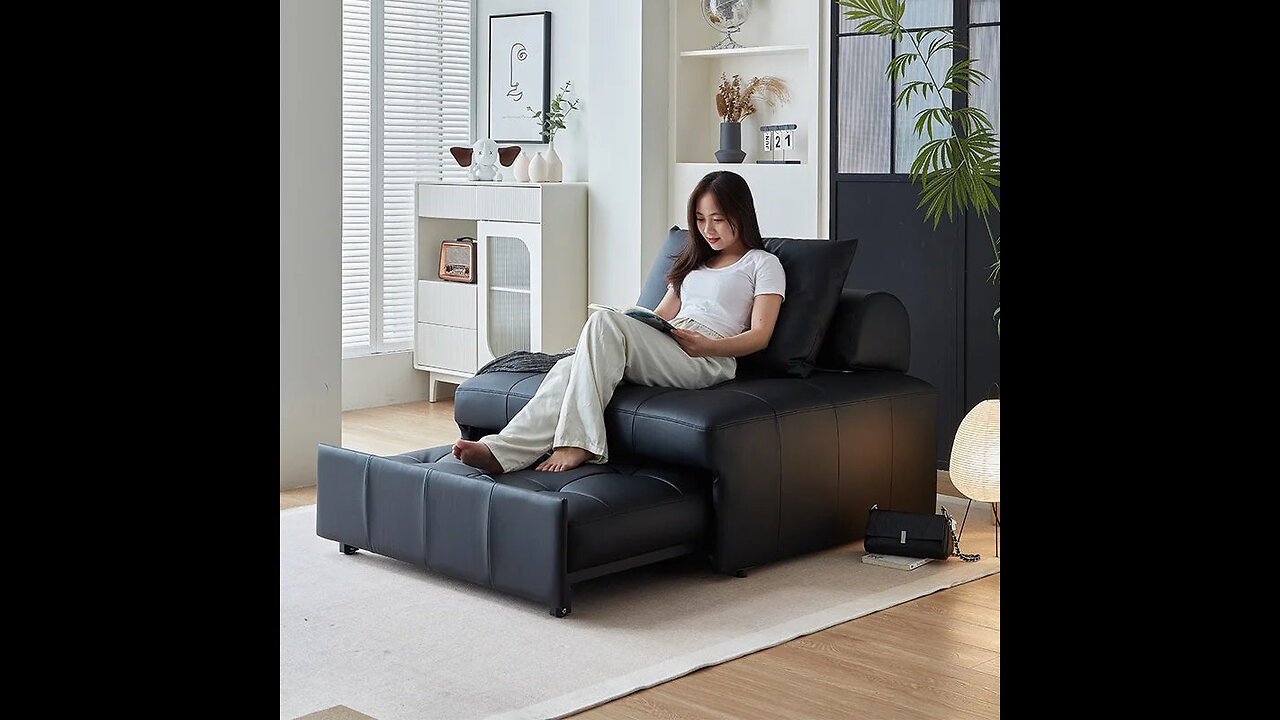 Luxury Pull-Out Leg Resting Retractable Ergonomic Sofa