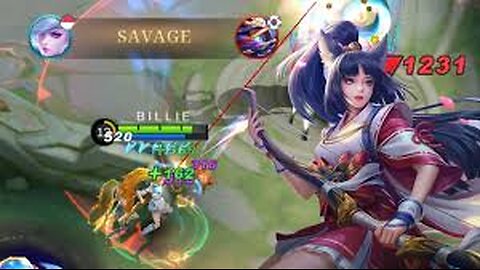 Defend Mode : 1 vs 5 use Miya = Savage 💣