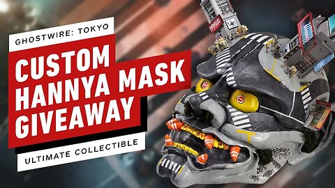 We Build & Giveaway a Custom Hannya Mask Inspired by Ghostwire - Tokyo - Ultimate Collectible