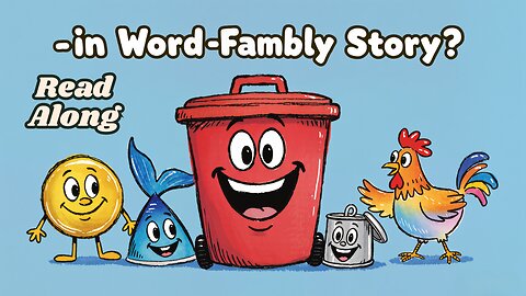 Read Along -in Word Family Story | Simple Phonics for Pre-KG Learners