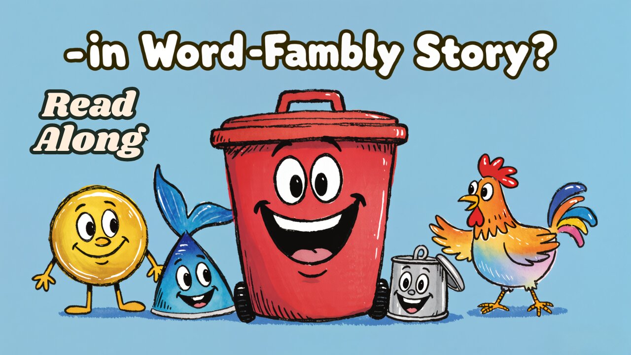 Read Along -in Word Family Story | Simple Phonics for Pre-KG Learners