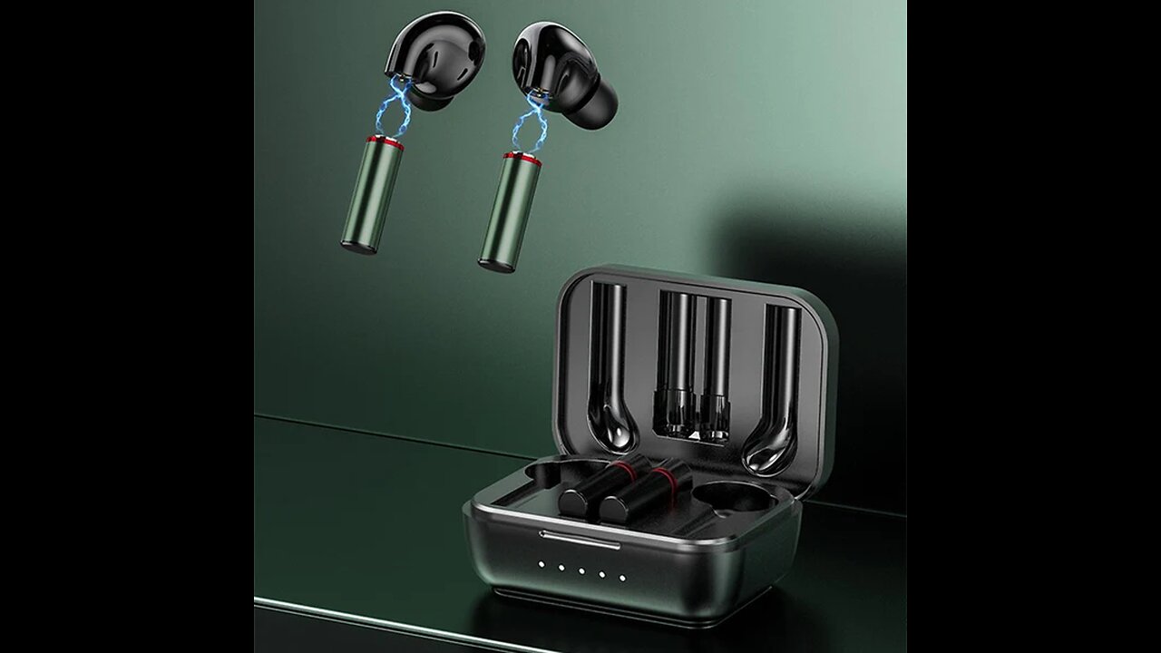 Magnetic Wireless In-ear Bluetooth 5.0 Earbuds, with Replaceable Magnetic Battery, for Sports