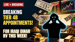 BREAKING Tier 4B Appointments for Iraqi Dinar RV This Week! ⚡💵 💥 IQD News 2025