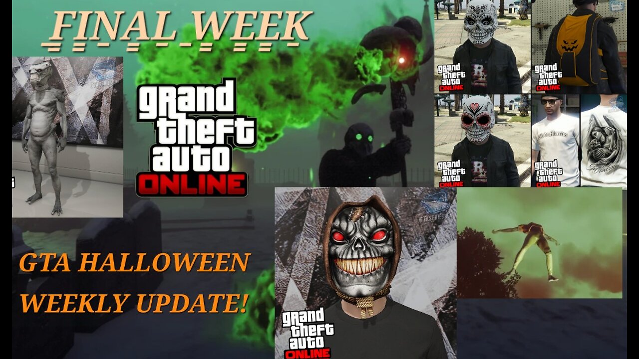 GTA Online: FINAL HALLOWEEN WEEKLY UPDATE FEATURING 3X$ BONUSES AND RETURNING ITEMS!!