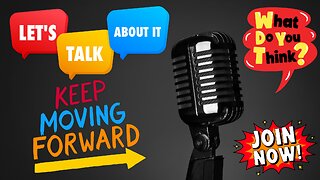 Let's Talk About It! Tell Me What You Think! JOIN ME LIVE!