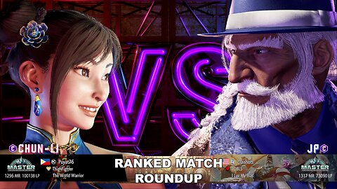 Kuya Kalbo SF6 Ranked Roundup. Chun Li Master Rank [Hori Fight Stick]