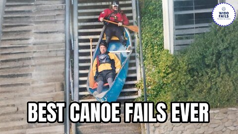Wet and Wild! FUNNIEST Canoe Fails Ever | WidoFails
