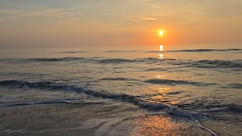 Space Coast sunrise at Cocoa Beach, Florida