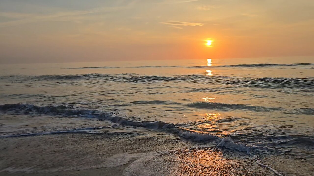 Space Coast sunrise at Cocoa Beach, Florida