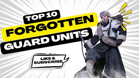 Top 10 Forgotten Imperial Guard Regiments You NEED to Know